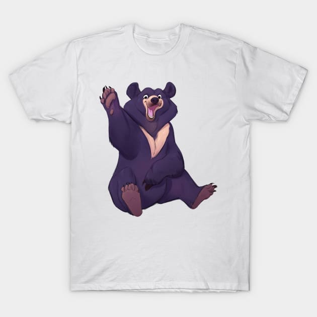 Moon bear T-Shirt by PaulaBS